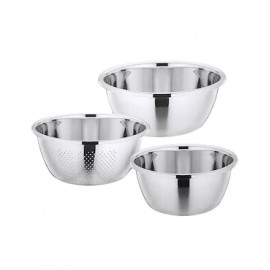 Set de tazones Aquila de acero inoxidable