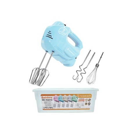 Set batidora Bosstech 7 velocidades BSED-M4-VBL