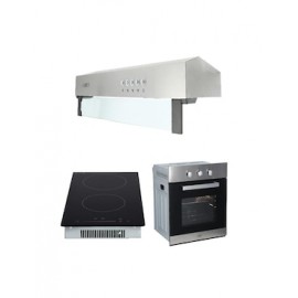 Horno eléctrico Odipo Thory 60 + kirk + e-motrix acero motrix 60 L