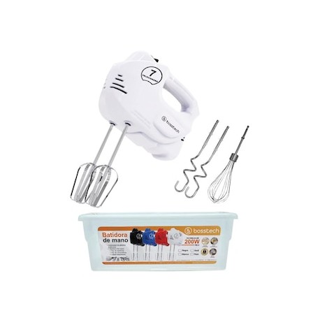 Set batidora Bosstech 7 velocidades BSED-M4-W