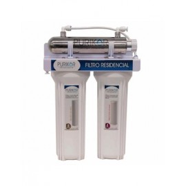 Purificador, dispensador y filtro de agua Purikor Pkf-3uv