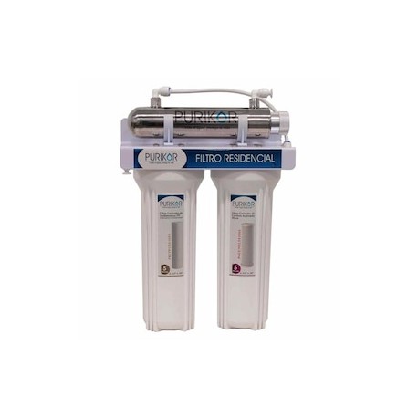 Purificador, dispensador y filtro de agua Purikor Pkf-3uv