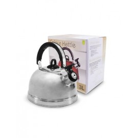 Tetera silbadora Idea Nuova acero inoxidable
