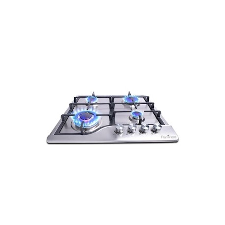 Estufa empotrable gas lp/natural Flamineta e4q05-ino de 4 quemadores