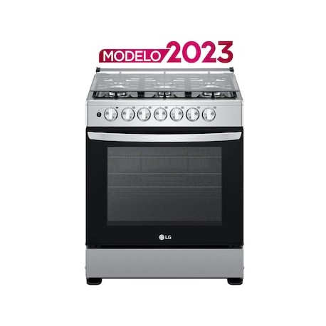 Estufa a gas LG 76.7 cm LRGZ5253S de 6 Quemadores