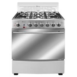 Estufa de piso gas LP/Natural Koblenz 76 cm EK-1131 Carrara Fryer de 6 quemadores