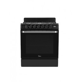 Estufa de piso gas LP/Natural Midea 67.5 cm MGS30FS1BEABB de 6 quemadores