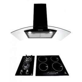 Combo de Parrilla Eléctrica Empotrable Supra + Campana + Parrilla