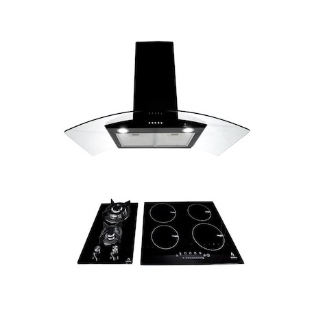 Combo de Parrilla Eléctrica Empotrable Supra + Campana + Parrilla