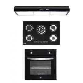Combo parrilla a gas empotrable Disa Home + campana + horno