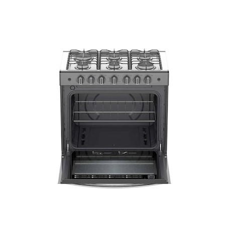 Estufa empotrable a gas LP Whirlpool abr4120g  79.6 cm abr4120g de 6 quemadores