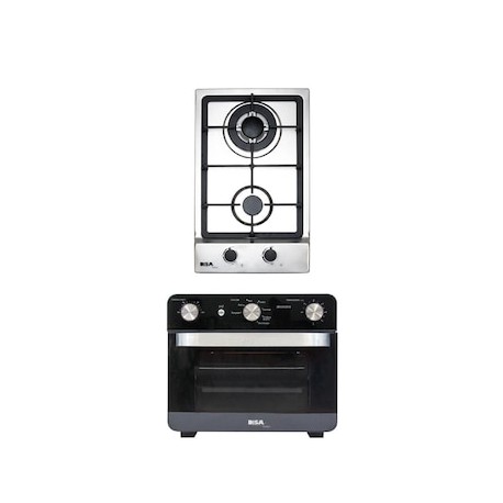 Combo parrilla a gas empotrable Disa Home + horno