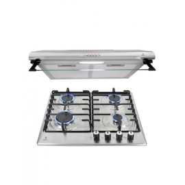 Parrilla a Gas Empotrable Supra + Campana