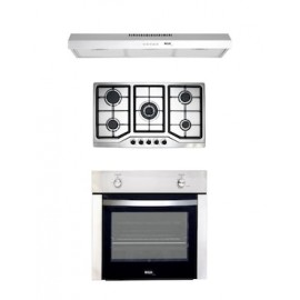 Combo parrilla a gas empotrable Disa Home + campana + horno