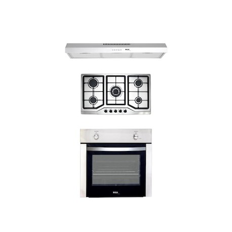 Combo parrilla a gas empotrable Disa Home + campana + horno