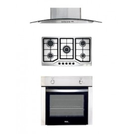 Combo parrilla a gas empotrable Disa Home + campana + horno