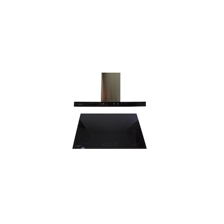 Campana de pared Pizarro Arebel de metal y vidrio + Parrilla