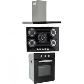 Combo Campana 90 cm + Parrilla 76 cm + Horno 60 cm Odipo 86 L
