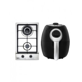 Combo parrilla a gas empotrable Disa Home + freidora