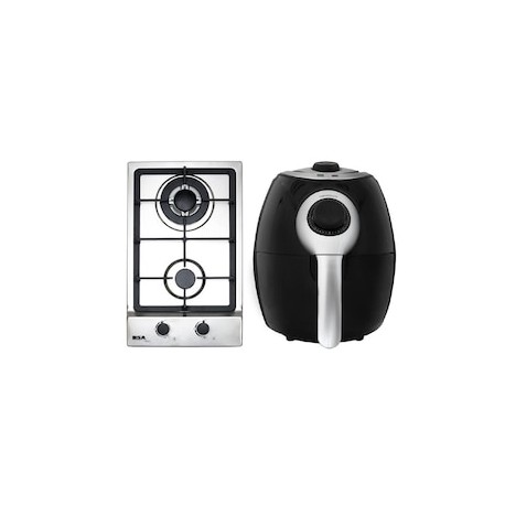 Combo parrilla a gas empotrable Disa Home + freidora