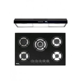 Combo parrilla a gas empotrable Disa Home + campana