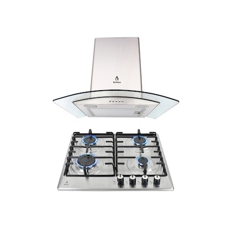 Parrilla a Gas Empotrable Supra + Campana