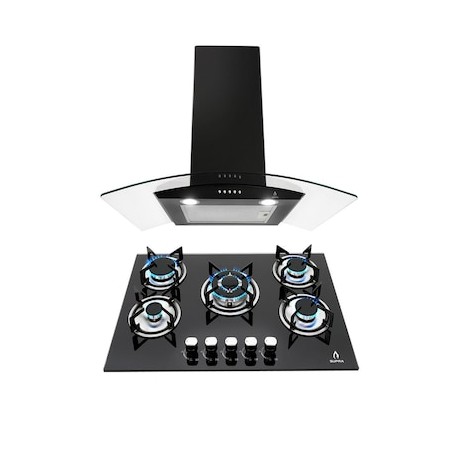 Combo de Campana de pared + Parrilla Supra ROTWAND