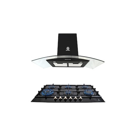 Combo Supra Castellucio Campana extractora de pared + Parrilla empotrable