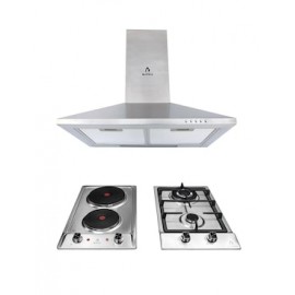 Combo de parrilla eléctrica empotrable Supra + Campana + Parrilla