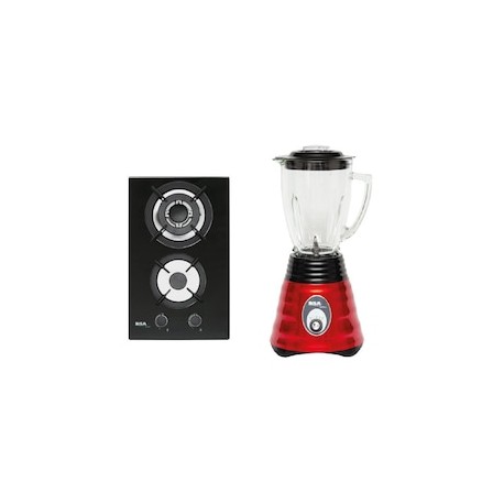 Combo parrilla a gas empotrable Disa Home + licuadora