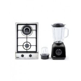 Combo parrilla a gas empotrable Disa Home + licuadora