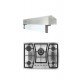 Combo Parrilla 76 cm acero inoxidable y Campana Slim acero inoxidable 75 cm