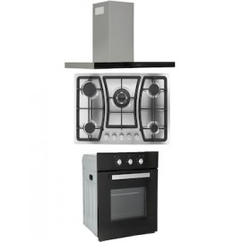 Combo Campana 90 cm + Parrilla 76 cm + Horno 60 cm Odipo 86 L