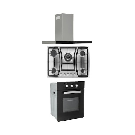 Combo Campana 90 cm + Parrilla 76 cm + Horno 60 cm Odipo 86 L