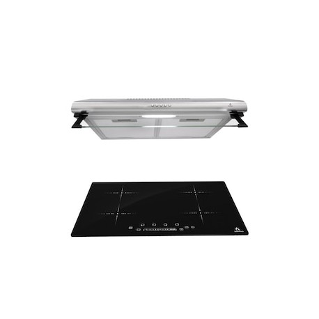 Campana de pared Supra Potisano de acero inoxidable + parrilla