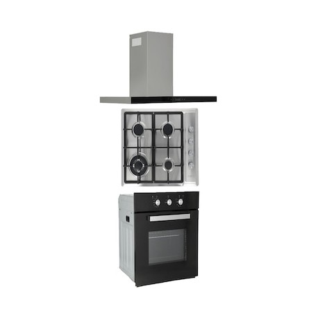 Combo Campana 90 cm + Parrilla 60 cm + Horno 60 cm Odipo 86 L