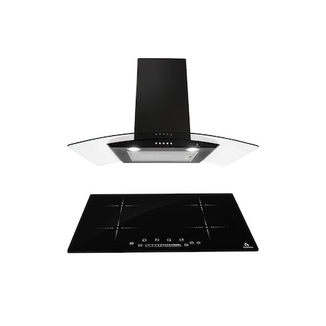 Campana extractora de pared Supra Pistoya de acero + parrilla