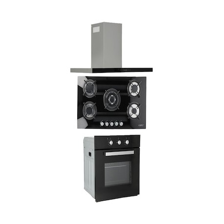 Combo Campana 90 cm + Parrilla 87 cm + Horno 60 cm Odipo 86 L