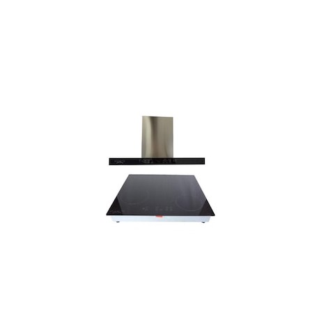 Campana de pared Pizarro Capven de metal y vidrio + Parrilla