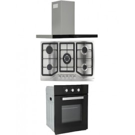 Combo Campana 90 cm + Parrilla 86 cm + Horno 60 cm Odipo 86 L